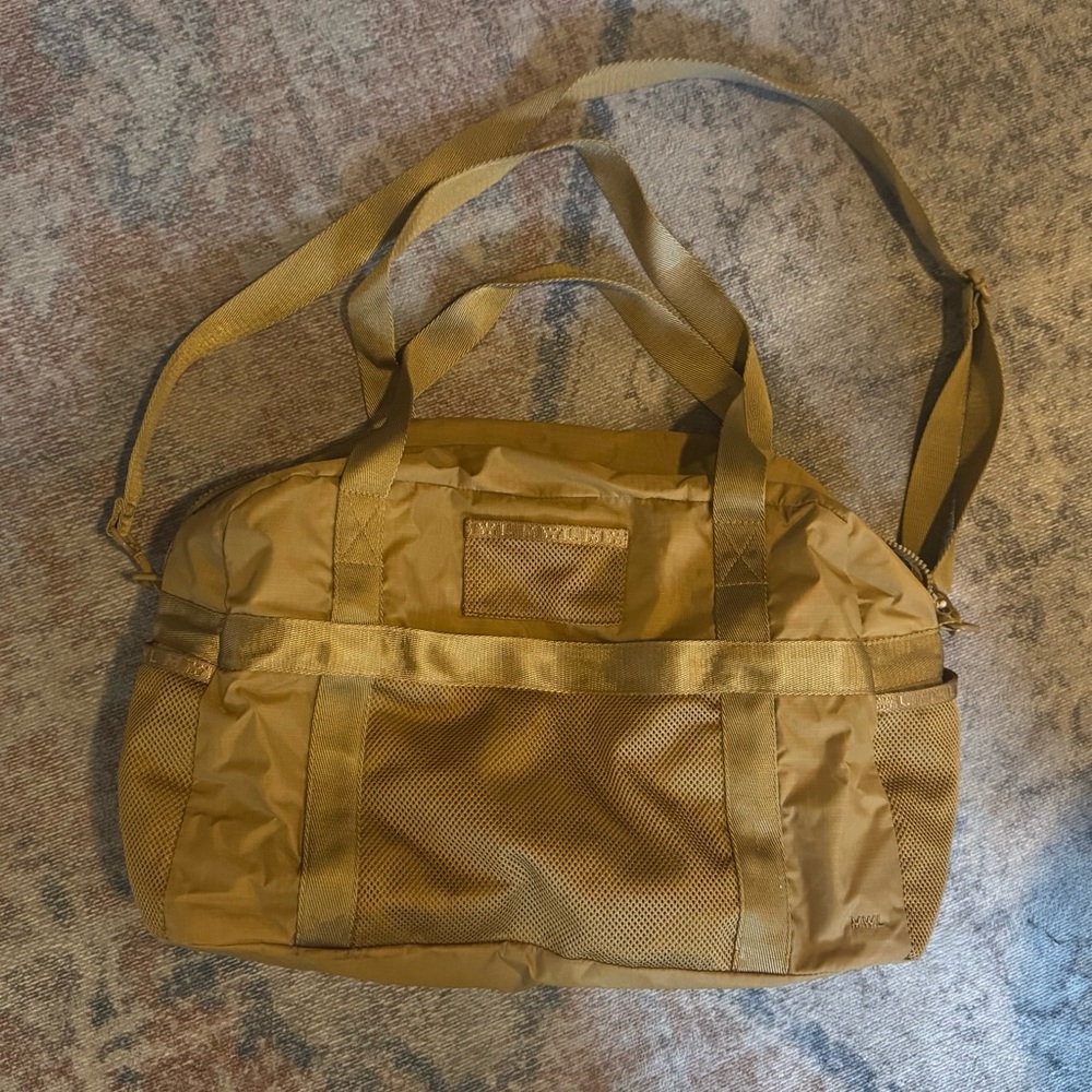 Madewell Gold Duffel Bag